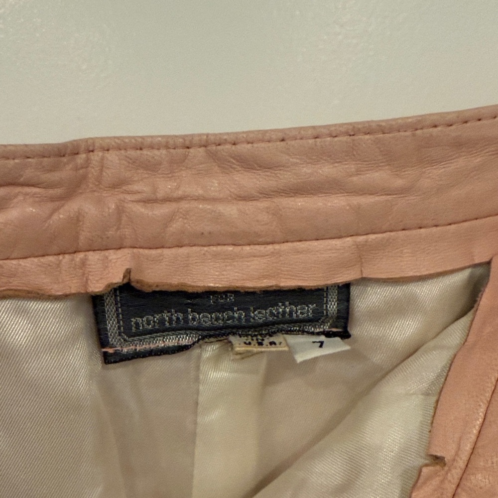 North Beach Leather Blush Pink Outerwear